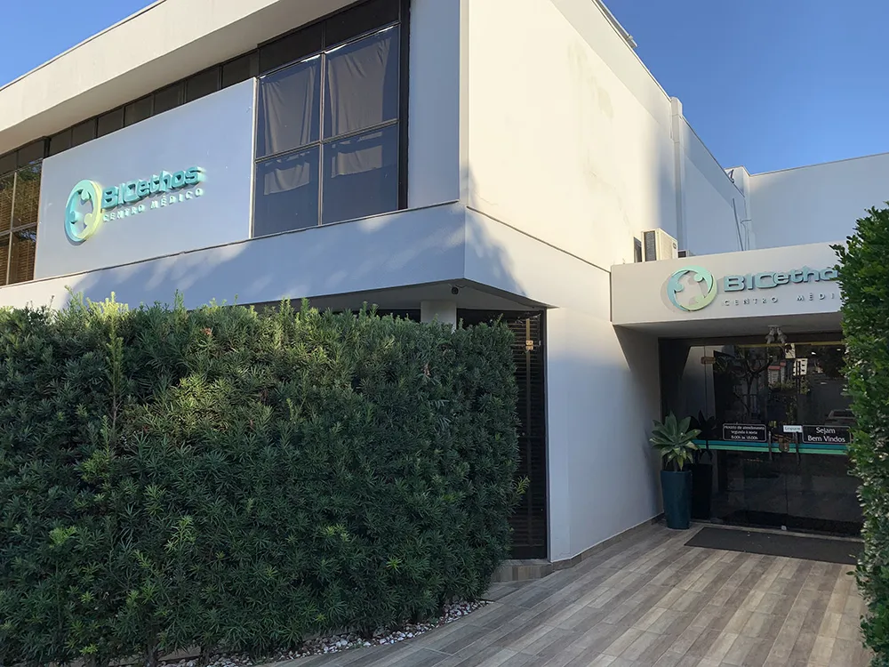 Fachada da Clínica Bioethos em Foz do Iguaçu
