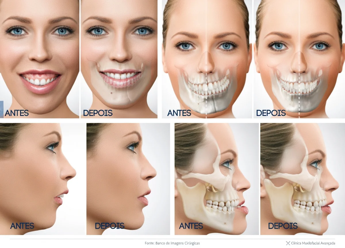 Consulta de acompanhamento em cirurgia ortognática